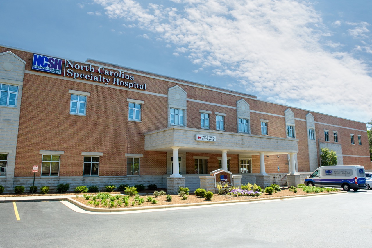 North Carolina Specialty Hospital at 3916 Ben Franklin Blvd, Durham, NC.